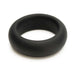 Black silicone ring with a smooth, rounded design for maximum stretch and comfort.