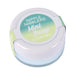 Small round jar of Jelique Mint Julep flavored nipple nibblers balm with a white lid and green label.