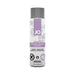 Bottle of JO Agape Original water-based personal lubricant with purple and white label, 4 fl oz size.