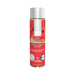 Bottle of Jo H2O Succulent Watermelon flavored water-based personal lubricant 4 oz with red label and white cap.