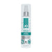 Bottle of JO Fresh Scent Misting Toy Cleaner with teal and white label and clear spray cap, 4 fluid ounces.