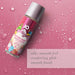 Jo H20 Cotton Candy flavored personal lubricant bottle on pink background with water droplets and product benefits text.