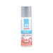Bottle of Jo H2O Warming water-based personal lubricant with silver cap and blue and red label, 2 fl oz size.