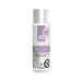 Bottle of JO Agape Original water-based personal lubricant for women with purple and white label, 2 fl oz size.