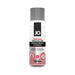 Bottle of Jo Premium Warming Silicone-Based Personal Lubricant with silver cap and red accents, 2 fl oz size.