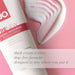 Tube of JO Renew Vaginal Moisturizer with thick cream texture on pink background highlighting drip-free formula.