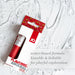 Jo Sweet Berry Heat flavored arousal gel in red and white packaging on a textured clear gel background.