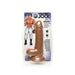 Medium brown 7-inch realistic dildo with suction cup base in clear packaging featuring cartoon baseball player illustration.