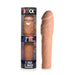 Jock Extra Thick 2-inch medium-length realistic textured penis extension sleeve with packaging.