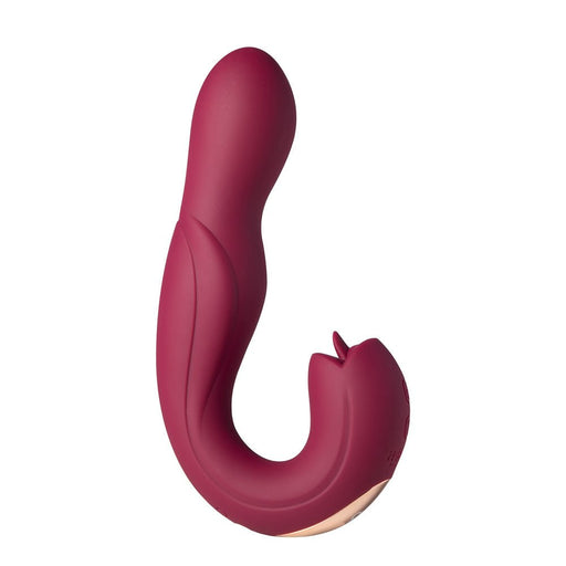 Joi Rotating Head G - spot Vibrator And Clit Licker Maroon - SexToy.com