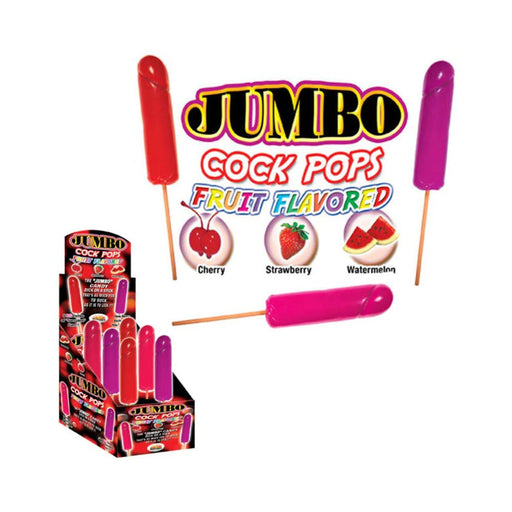 Jumbo Cock Pops Asst Fruit Flavor (6/DP) - SexToy.com