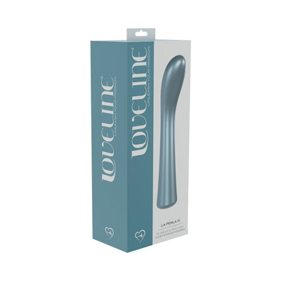La Peria III Gspot Vibe in sleek blue packaging with product image and Loveline branding on box.