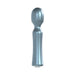 Sleek blue wand vibrator with rounded head and ergonomic handle, designed for powerful, quiet stimulation.