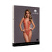 Le Desir V - neck Teddy With Opaque Panels Sunset Glow O/s - SexToy.com