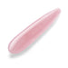 Smooth pink crystal wand with a slim, tapered design for gentle massage and self-care.