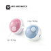 LELO Beads Mini in pink and blue with weight details, designed for customizable Kegel exercise training.