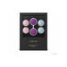 LELO Beads Plus set with six interchangeable pink, purple, and blue weighted beads in black packaging.