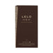 Box of Lelo HEX Respect XL lubricated latex condoms, 12-pack with geometric pattern on side.
