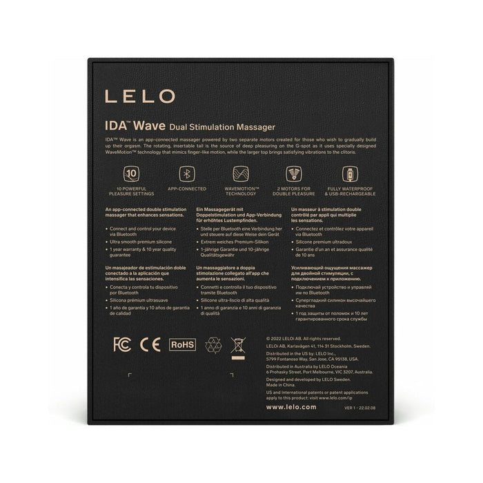 Lelo Ida Wave Dual Stimulator Black - SexToy.com