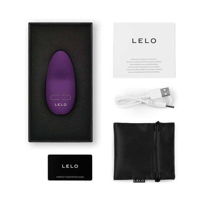 Lelo Lily 3 Rechargeable Mini Silicone Vibrator Dark Plum - SexToy.com