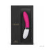 Lelo Liv 2 G-spot massager in pink and white with sleek ergonomic design in black presentation box.