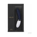 Lelo Liv 2 sleek navy and white G-spot massager in black luxury packaging with gold lettering