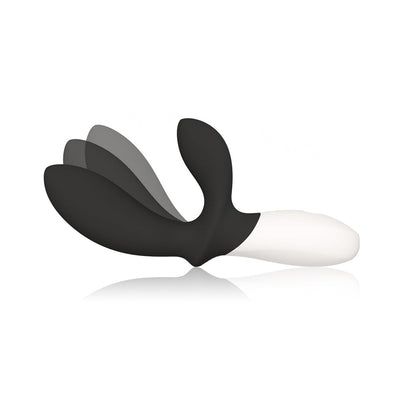 Lelo Loki Wave 2 Rechargeable Silicone Dual Stimulation Prostate Vibrator Black - SexToy.com
