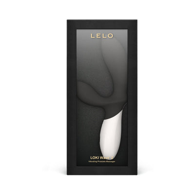 Lelo Loki Wave 2 Rechargeable Silicone Dual Stimulation Prostate Vibrator Black - SexToy.com
