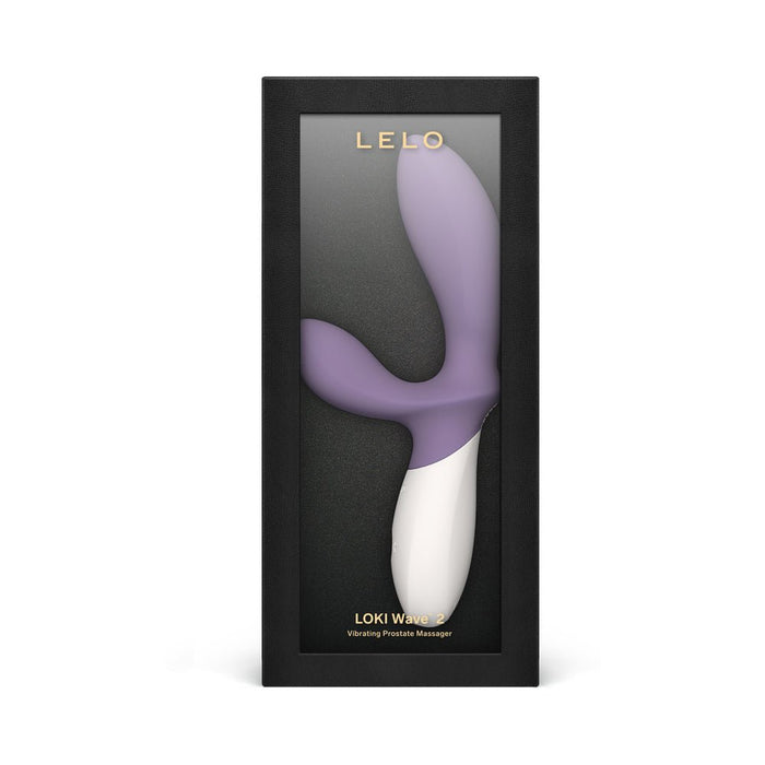Lelo Loki Wave 2 Rechargeable Silicone Dual Stimulation Prostate Vibrator Violet Dust - SexToy.com