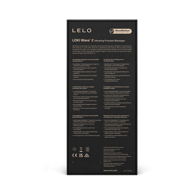 Lelo Loki Wave 2 Rechargeable Silicone Dual Stimulation Prostate Vibrator