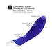 Blue Lelo Mona Wave with contoured design featuring a pointed tip, enlarged bulb, and slender body for targeted internal massage.