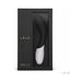 Lelo Mona Wave black and white ergonomic G-spot massager in sleek black packaging with gold lettering.