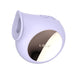 Lelo Sila Cruise sonic clitoral massager in lilac with smooth silicone body and reflective gold accent panel.