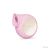 Pink Lelo Sila Cruise sonic clitoral massager with smooth silicone body and gold-tone control panel.