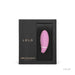 LELO Luna Smart Bead pleasure trainer in pink displayed in sleek black packaging with gold lettering