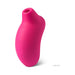 Pink rechargeable Lelo Sona Cruise clitoral stimulator with ergonomic design and three-button control panel.