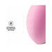 Close-up of pink Lelo Sona Cruise clitoral stimulator showing 8 resonating power settings buttons.