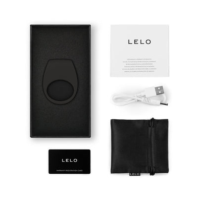 Lelo Tor 3 Vibrating Cockring Black - SexToy.com