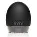 Black and clear sleek egg-shaped container with inmi logo on front, designed for personal care or cosmetic use.