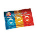 Package of Liquored Up Gummy Pecker Rings in blue, yellow, and red, featuring Bahama Mama, Mai Tai, and Strawberry Daiquiri flavors.