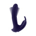 Purple flexible dual-stimulation vibrator with flapping butterfly wing feature and ergonomic design.