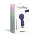 Love To Love Itsy Bitsy Rechargeable Silicone Mini Wand Vibrator Midnight Indigo - SexToy.com