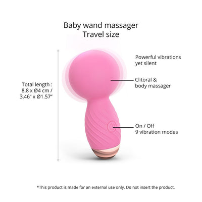 Love To Love Itsy Bitsy Rechargeable Silicone Mini Wand Vibrator