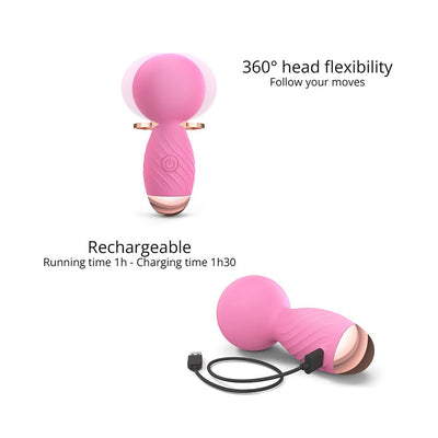 Love To Love Itsy Bitsy Rechargeable Silicone Mini Wand Vibrator