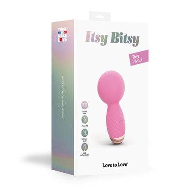 Love To Love Itsy Bitsy Rechargeable Silicone Mini Wand Vibrator