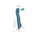 Blue silicone Love To Love Swap triple motor tapping G-spot vibrator with ergonomic curved design and control buttons.