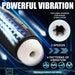 Lovebotz The Milker Max with textured white interior sleeve, highlighting 3 vibration speeds and 4 vibration patterns.
