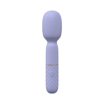 Loveline Bella 10 Speed Vibrating Mini - wand Silicone Rechargeable Waterproof Lavender - SexToy.com