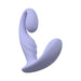 Lavender Loveline Bliss dual motor vibrator with curved ergonomic design and textured silicone surface.