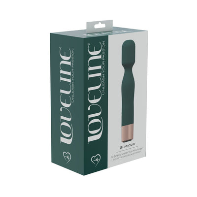 Loveline Glamour 10 Speed Silicone Rechargeable Waterproof Mini-wand
